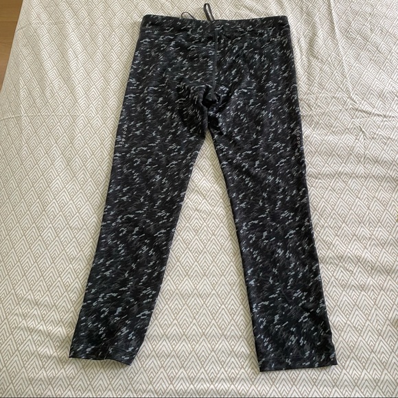 Nike Dri-Fit Leggings Confetti Pattern Gray Black - Picture 10 of 16